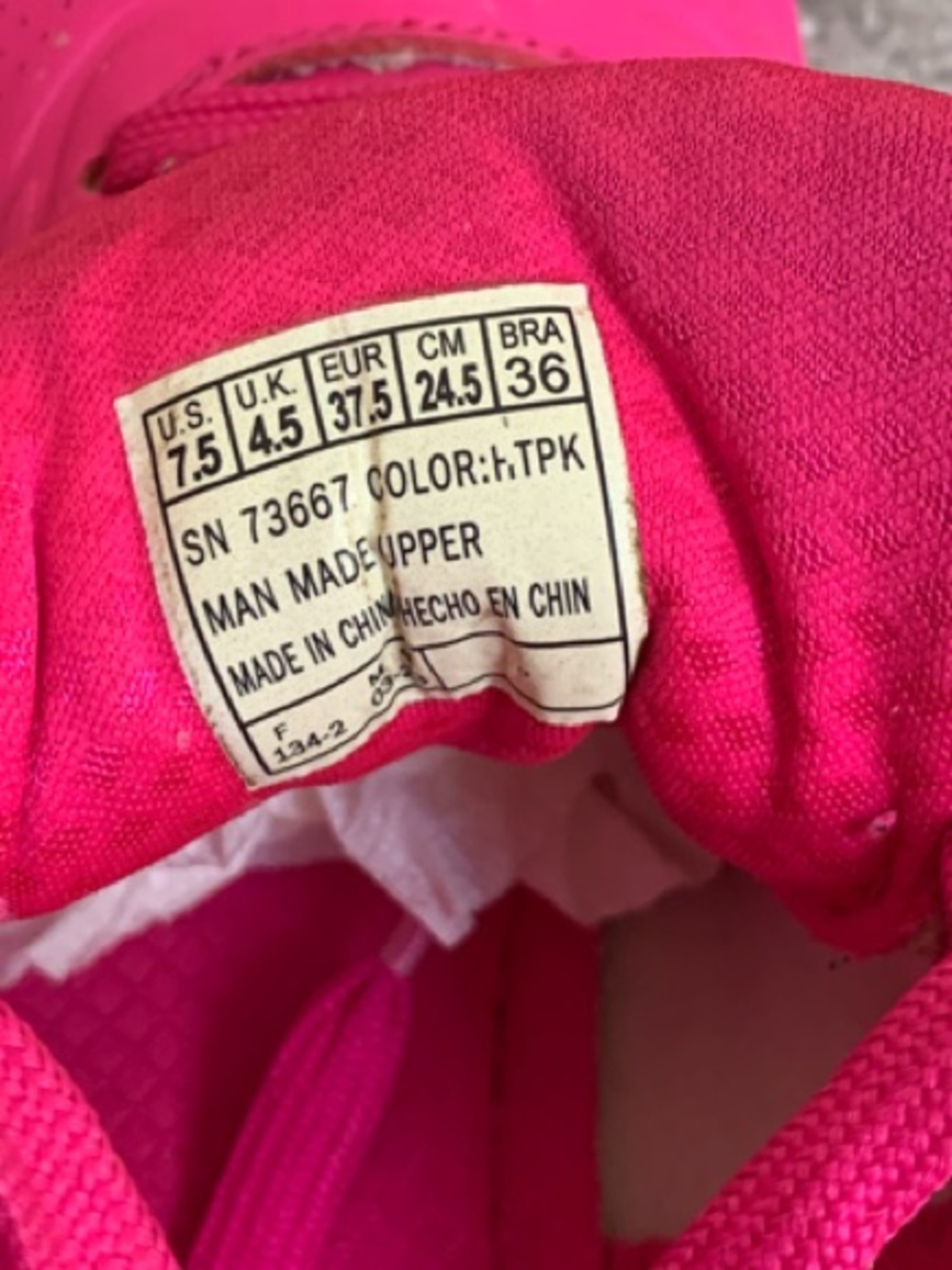 Skechers Women's Neon Pink Athletic Sneakers - Picture 2 of 4